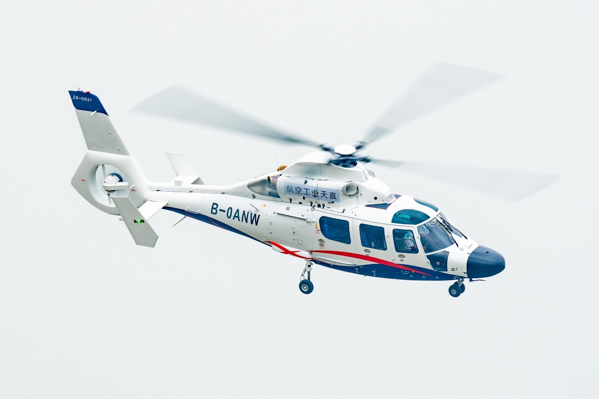 AC312E举行航行预演。。摄影：岳书华